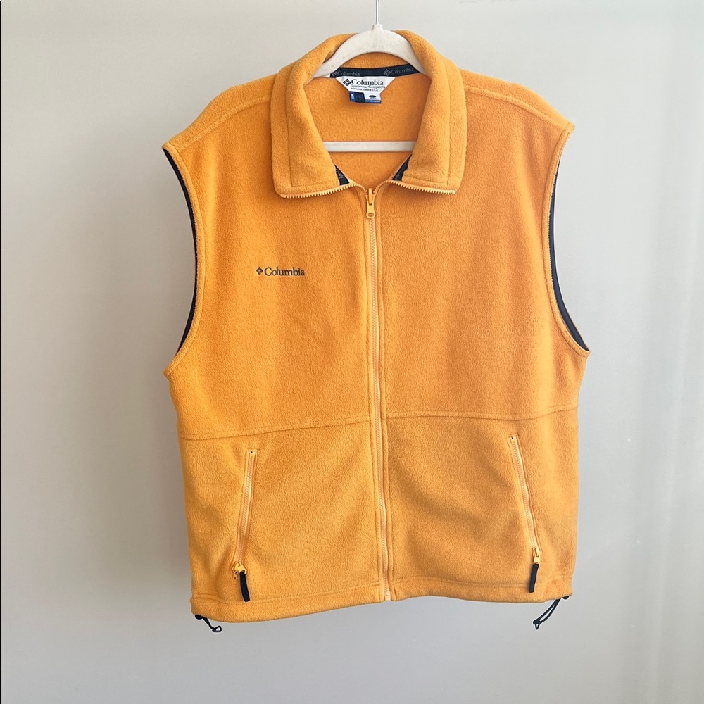 Columbia High Neck Zip Up Vest